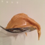 peanut butter on a spoon