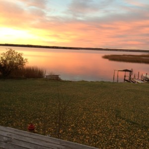 at thelake a sunise